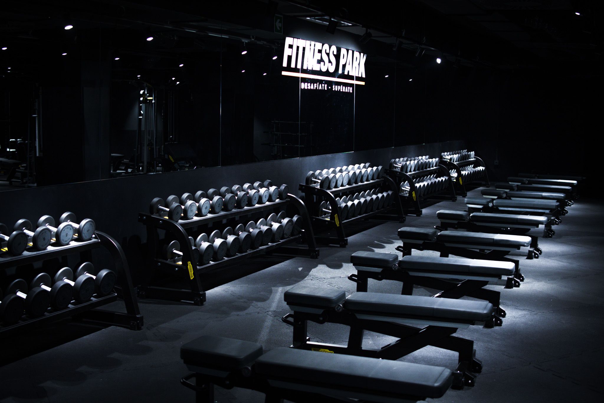 FitnessPark gym interior with equipment